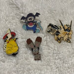 Colorful Small Pokemon Enamel Pin Set
